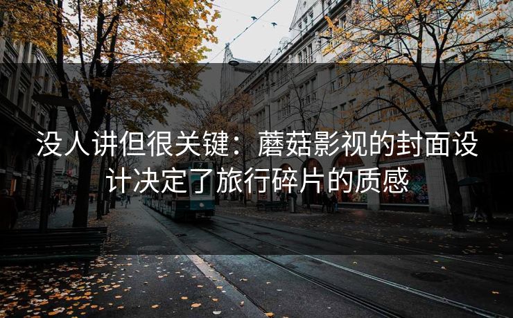 没人讲但很关键：蘑菇影视的封面设计决定了旅行碎片的质感